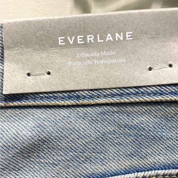 Everlane The 90’s Way High Jean Paint Splatter No Stretch Denim Jeans Size 29 - Picture 12 of 14